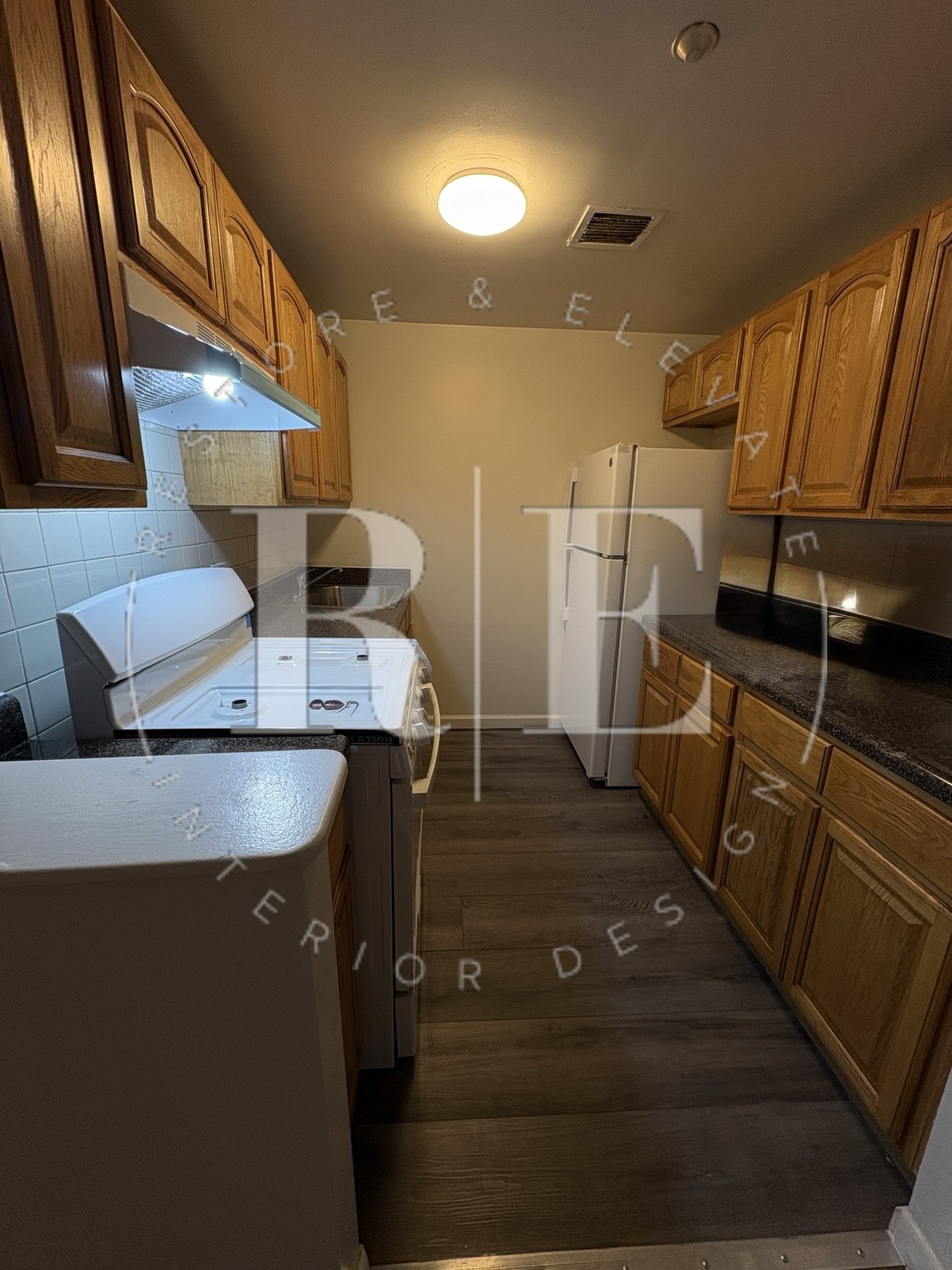 Completed kitchen
